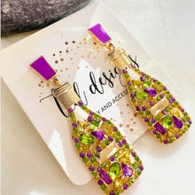 Load image into Gallery viewer, Mardi Gras Champagne Bottles