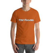 Load image into Gallery viewer, Brandon "Stay Focused" Short-Sleeve Unisex T-Shirt