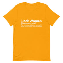 Load image into Gallery viewer, Black Woman Unisex T-Shirt