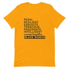 Load image into Gallery viewer, Black Woman Affirmation Unisex T-Shirt
