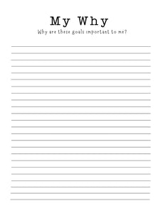 Goal Getter Journal