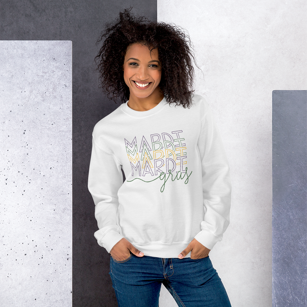 Mardi clearance gras sweatshirt